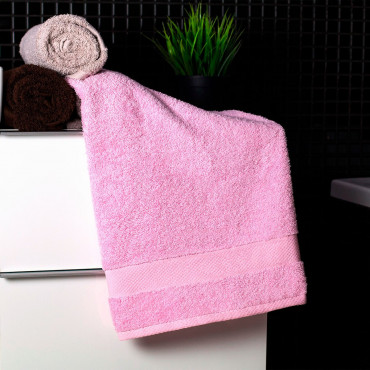 Ajoss Bavlnený uterák svetlo-ružovej farby 90x50cm