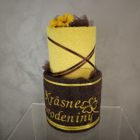 Darček z osušiek: Krásne narodeniny + štvorlístok 093/0608