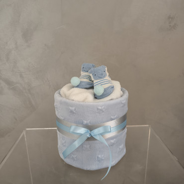 Detská torta z deky: modrá