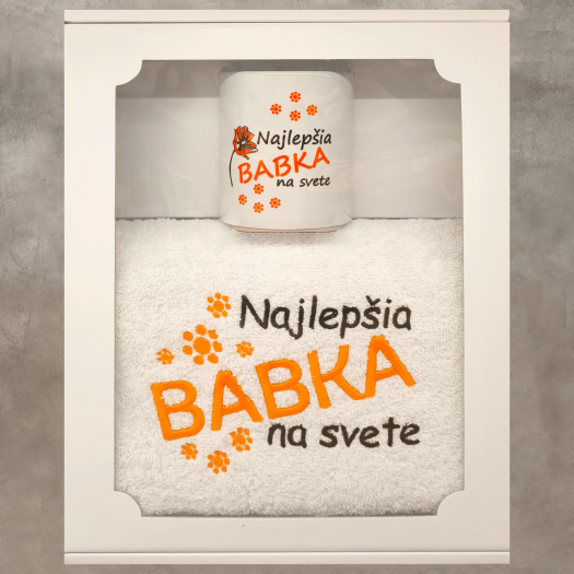 Darčeková krabička 010/1200 Najlepšia babka na svete