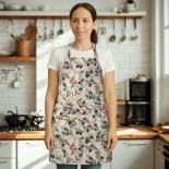 Zástera hrubá dámska olivová