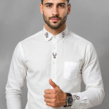 Pánska poľovnícka košeľa vyšívaná