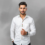 košeľa vyšívaná kvet