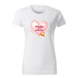 Dámske tričko Učiteľka s veľkým srdcom