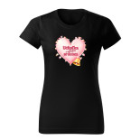 Dámske tričko Učiteľka s veľkým srdcom