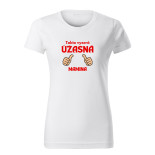 Dámske tričko s potlačou Úžasná mamina