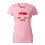 Dámske tričko s potlačou Úžasná mamina