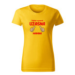Dámske tričko s potlačou Úžasná mamina