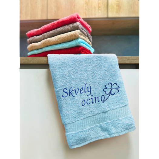 Ajoss osuška s výšivkou Skvelý ocino