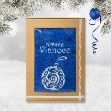 Darčeková krabička – osuška Krásne Vianoce