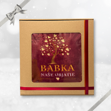 Deka s výšivkou – Babka, naša objatie