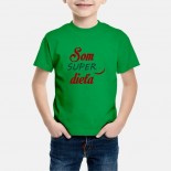 Detské humorné tričko s výšivkou: Som SUPER dieťa + smajlík