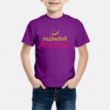 Detské humorné tričko s výšivkou: smajlík + nezbedník PROFESIONÁL