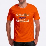 Pánske humorné tričko s výšivkou: futbalová super HVIEZDA + futbalka