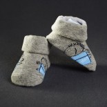 Dojčenské papučky: šedé