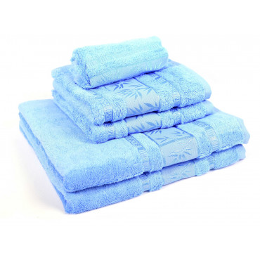 Ajoss Bambusový uterák modrý 100x50cm